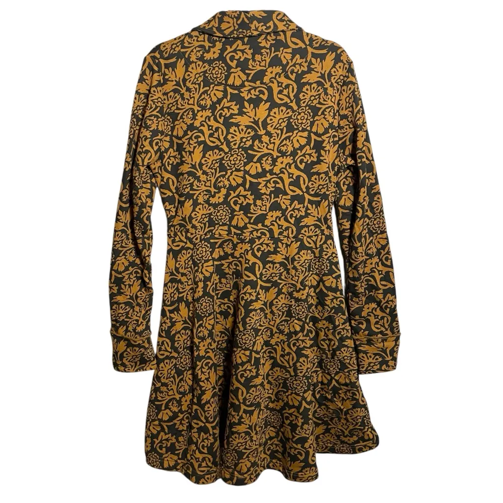 Effie’s Heart Emporium Coat Royal, black/gold Zip Long Jacket with belt Black Size L - Image 4
