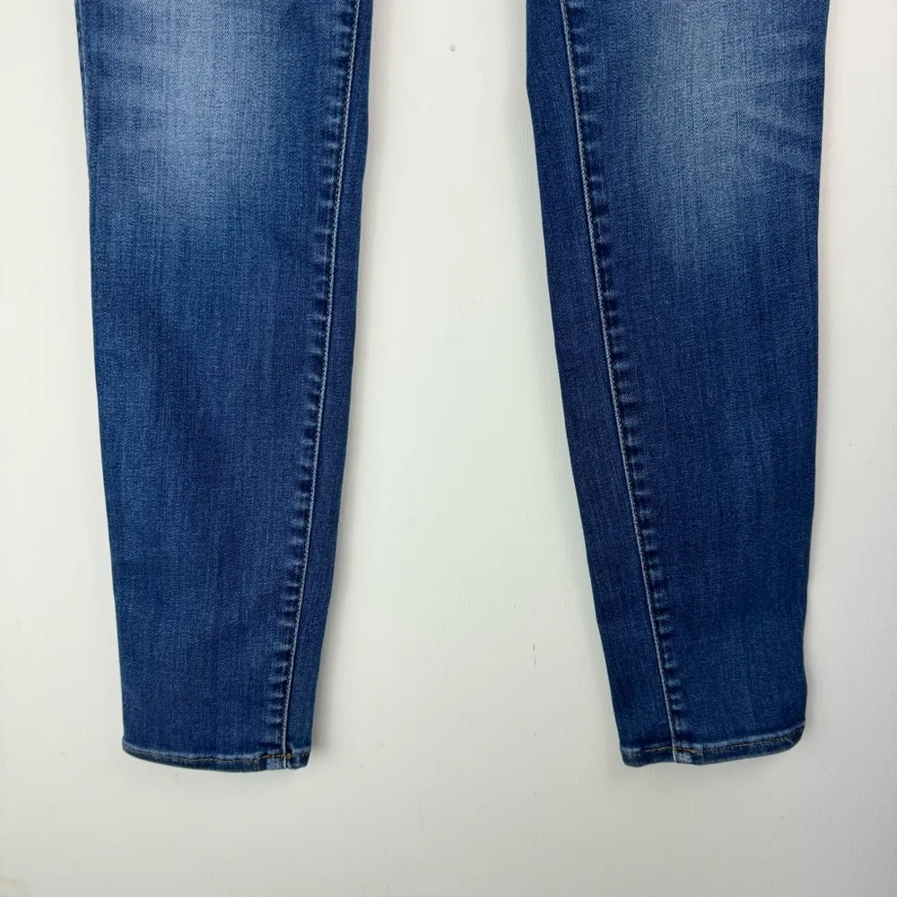 Madewell 10” High Rise Skinny Jeans Sz 27 Dark Wash Cotton Lyocell Stretch - Image 8