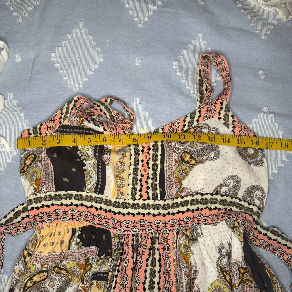 Matilda Jane White and Cream Sundress Resort Wear Size L.  #248 - Image 14