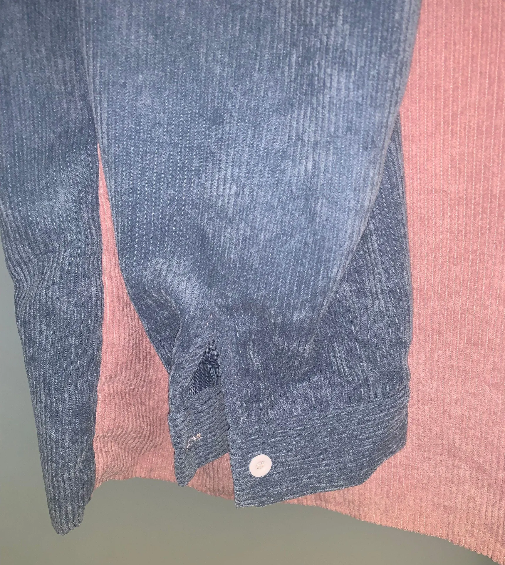 Romwe Color-block Corduroy Jacket - Image 3