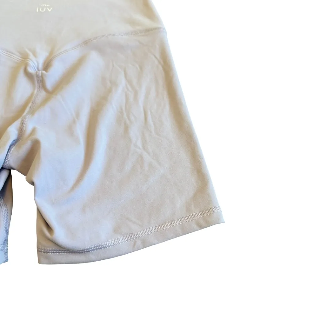 MW Move With Luv Workout Shorts Athletic Stretch Gym Pilates Purple Size 6 - Image 9