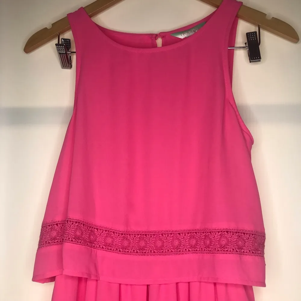Decree pink sleeveless dress size small - Image 2