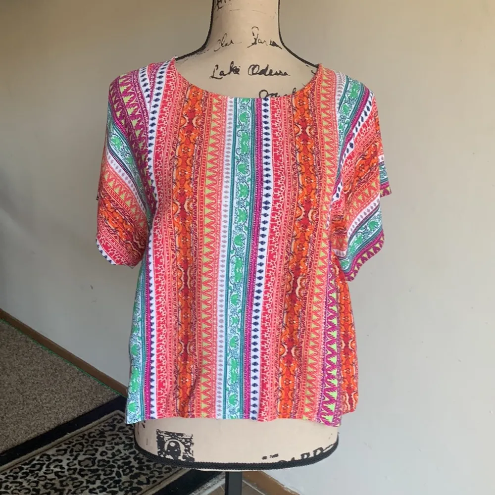 Anthropologie Maeve Milla Multicolored Blouse - Image 4