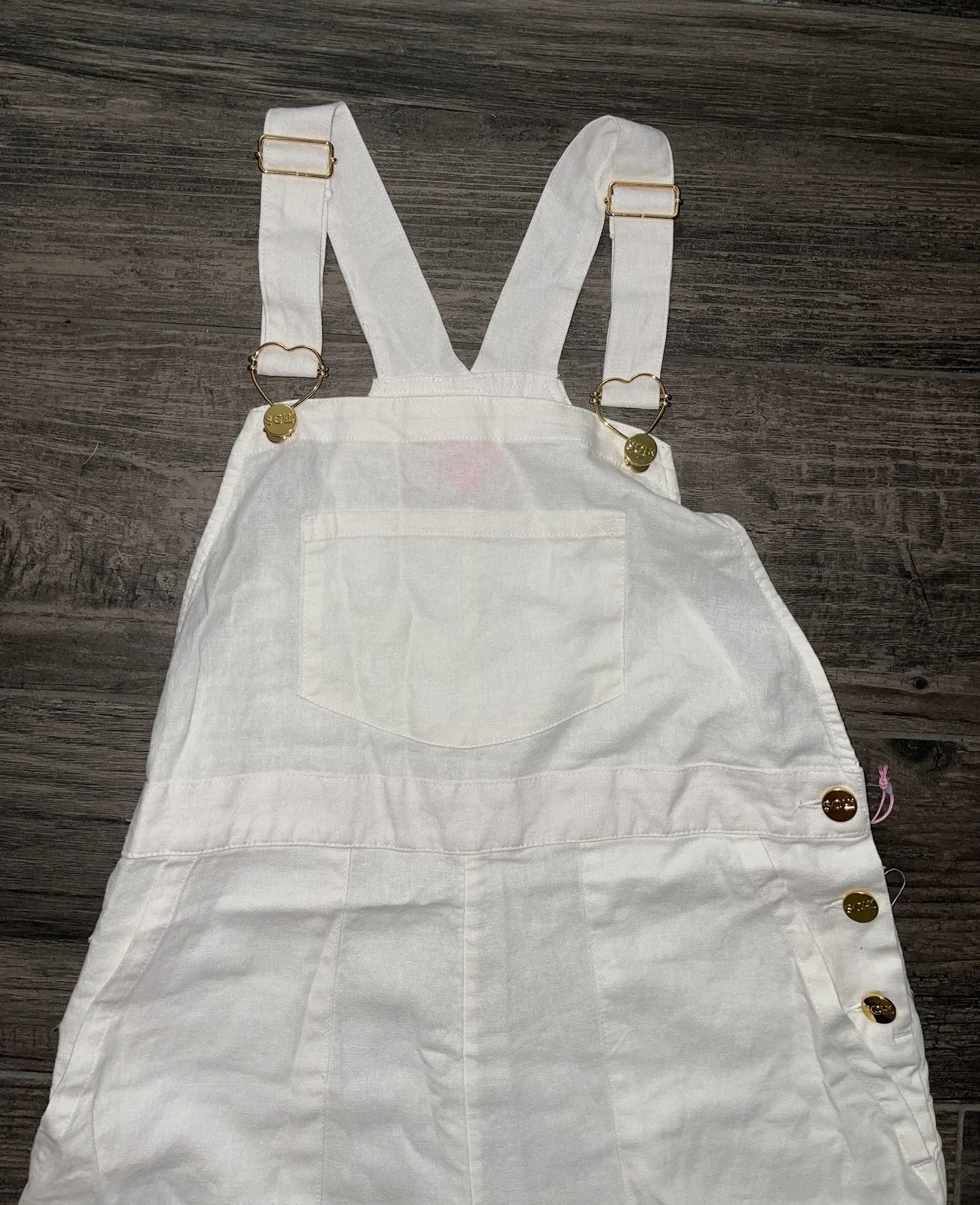 Stoney Clover Lane White Overalls - Image 2