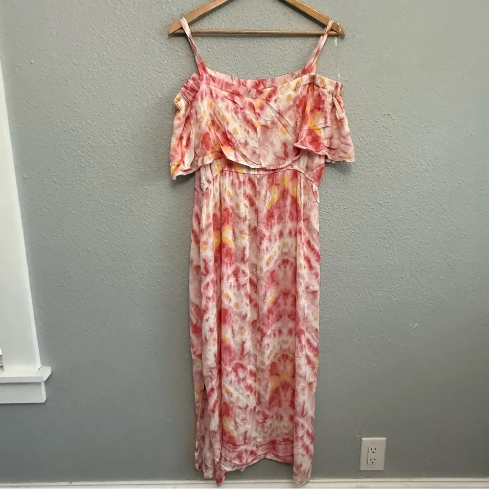 Liberty Love‎ Midi Summer Dress size 2XL Off the Shoulder - Image 3