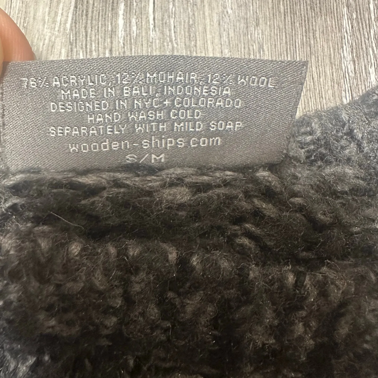 Wooden Ships Dark Gray Sweater - Image 3