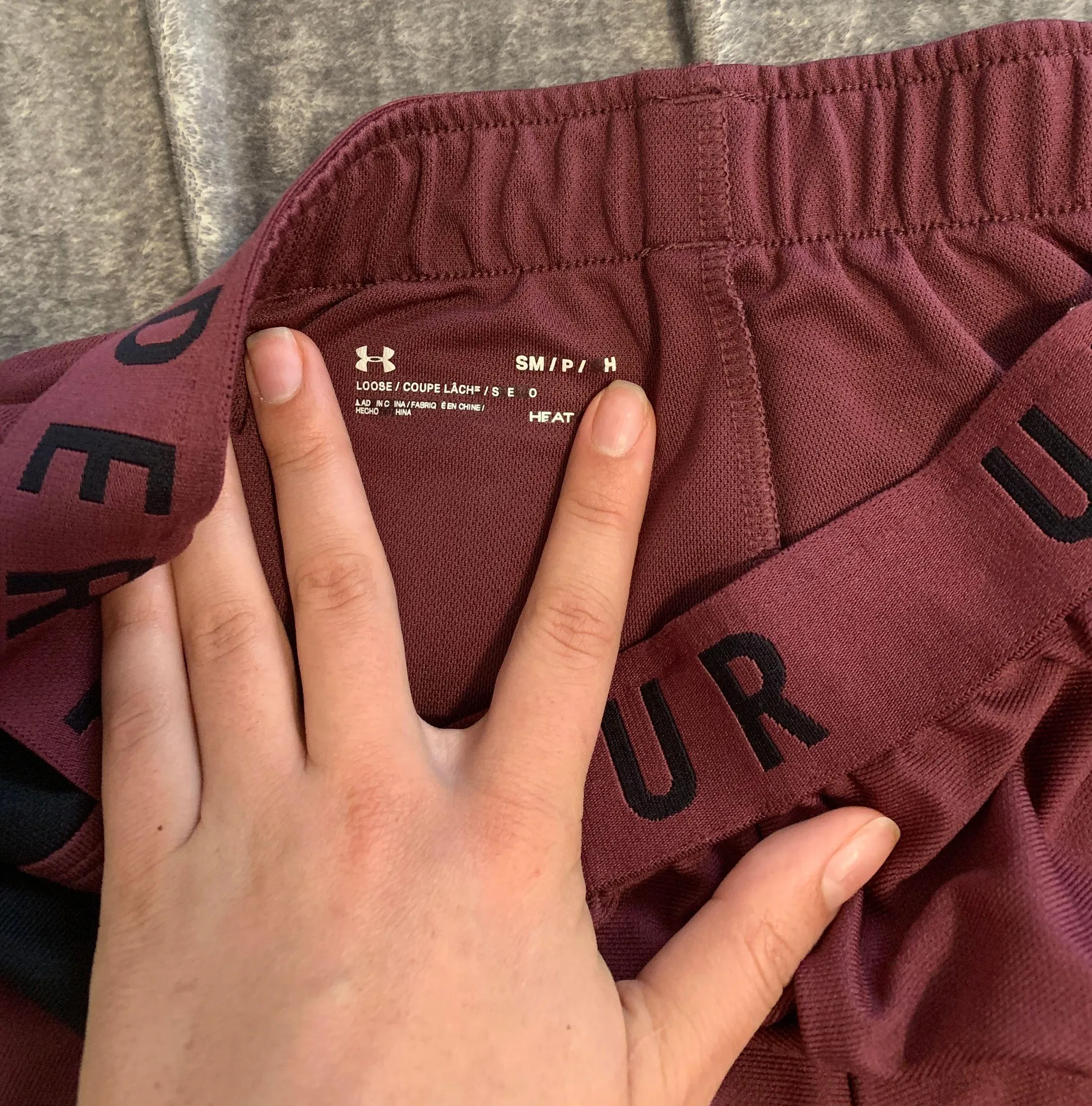 Under Armour Maroon Shorts - Image 3