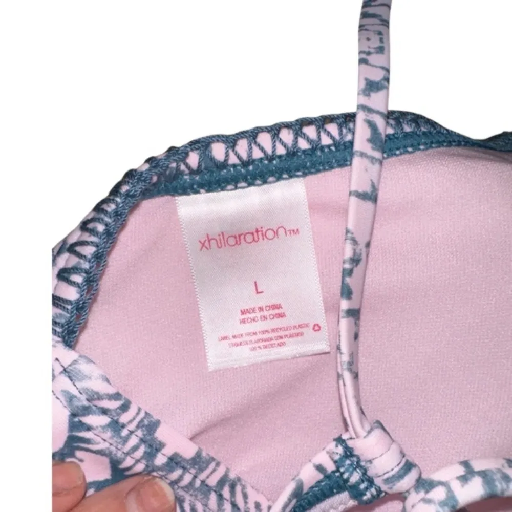 NWT XHILARATION top BIKINY pull on style with tight on back SZ LARGE - Image 3