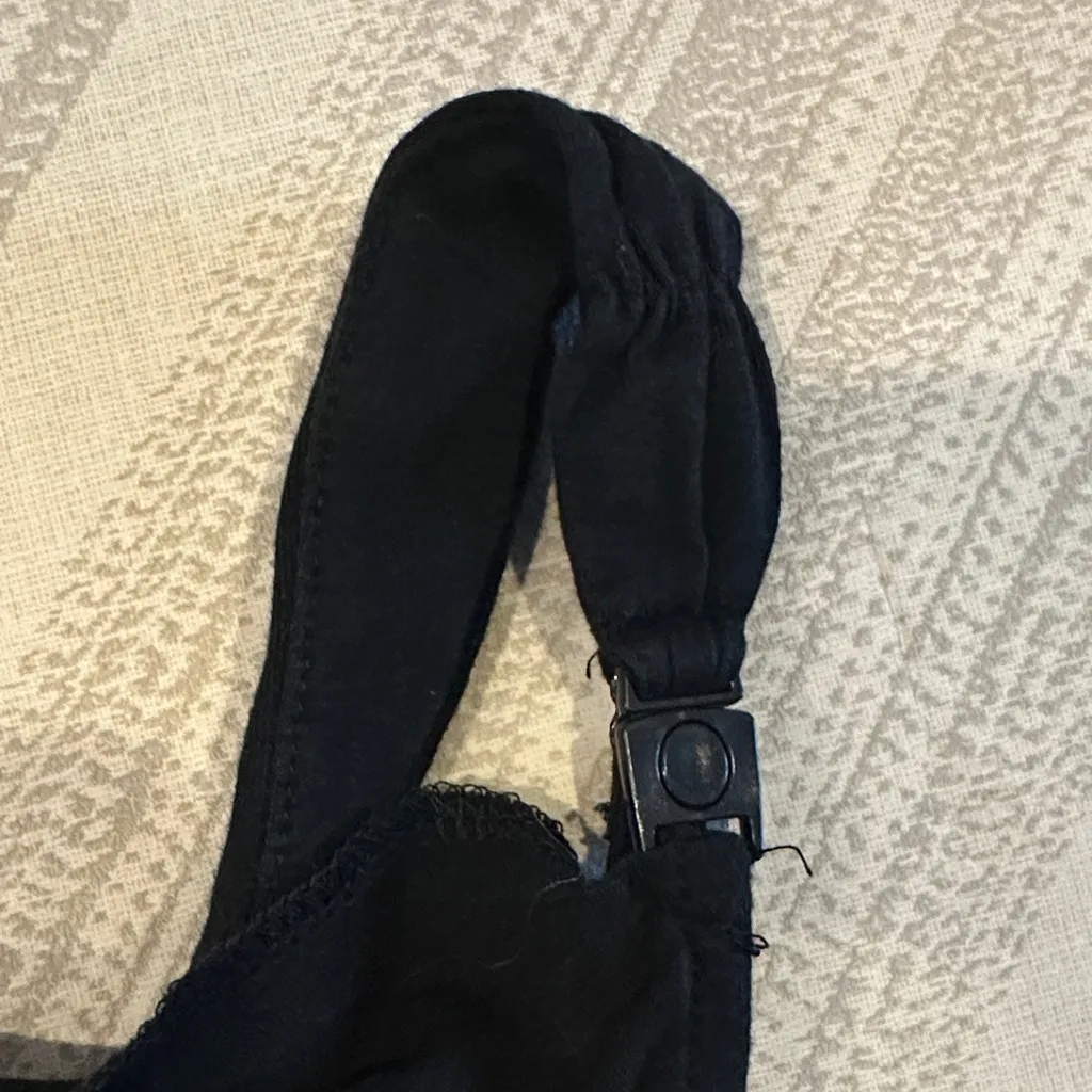 Liz Lange Maternity for Target Black Tank Top Unhookable Straps Size Small - Image 2