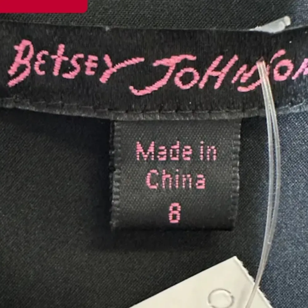 Betsey Johnson silk satin blend bow y2k ruched dress 8 $300 - Image 5