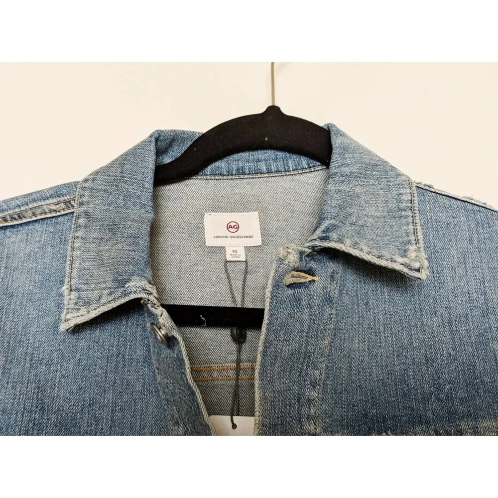 AG The Nancy Boyfriend Jean Jacket - Sz XS - NWT - Image 3
