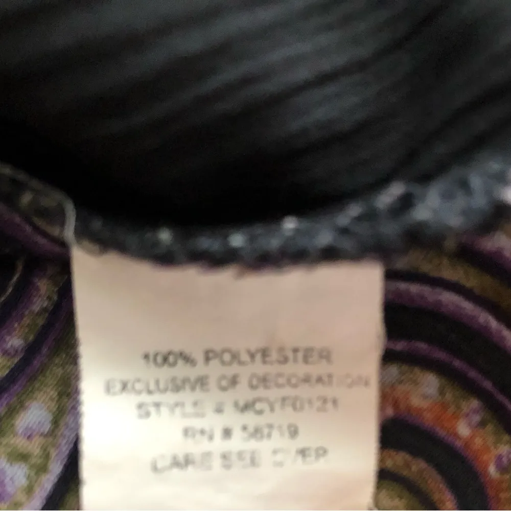 NOTATIONS Womens Open Shirt With Attached Camisole Size Small 100% Polyester - Image 9