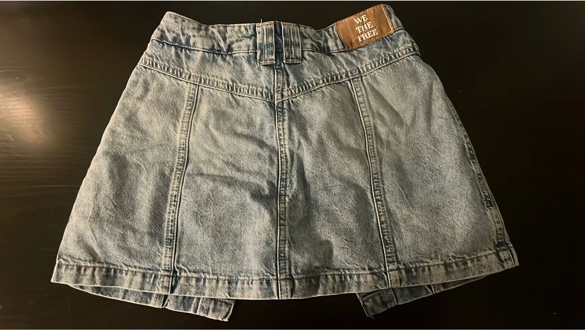 Denim Button Skirt - Image 2