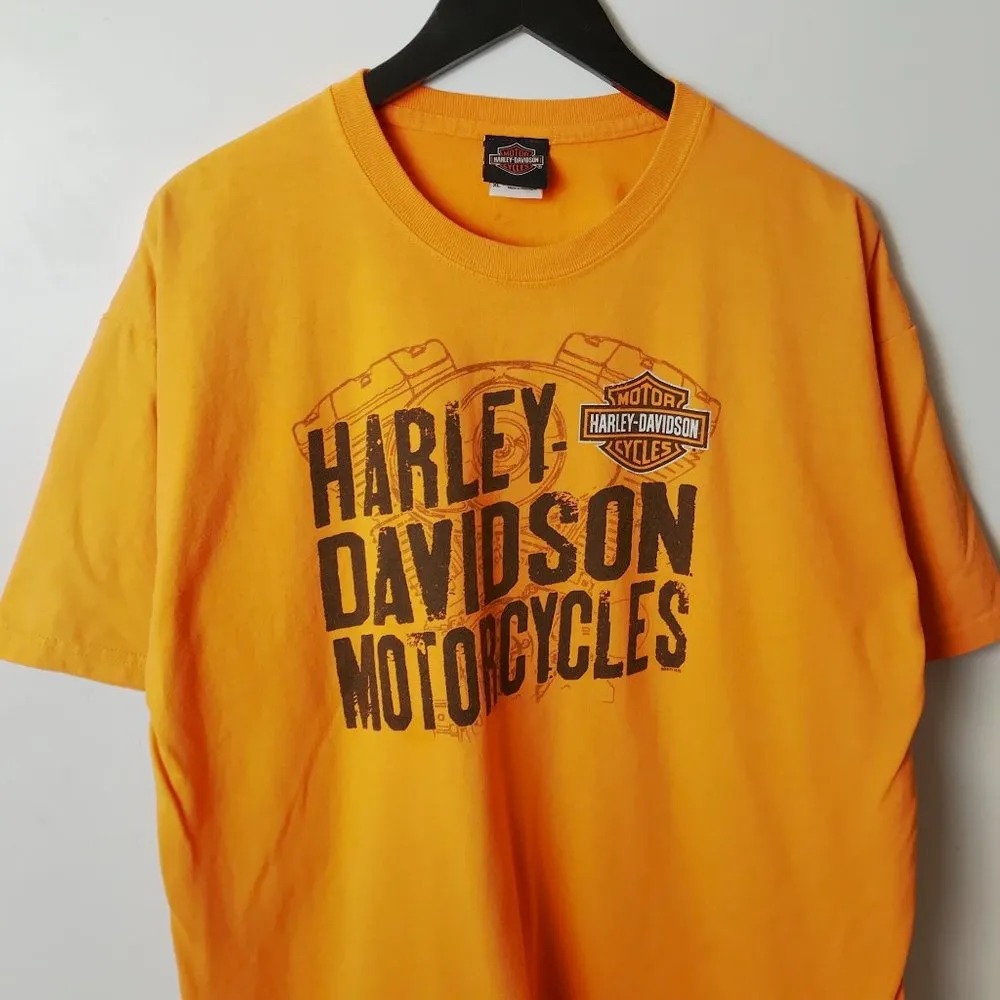 2011 Harley Davidson Motorcycles Michigan City T Shirt Indiana Graphic Tee - Image 7