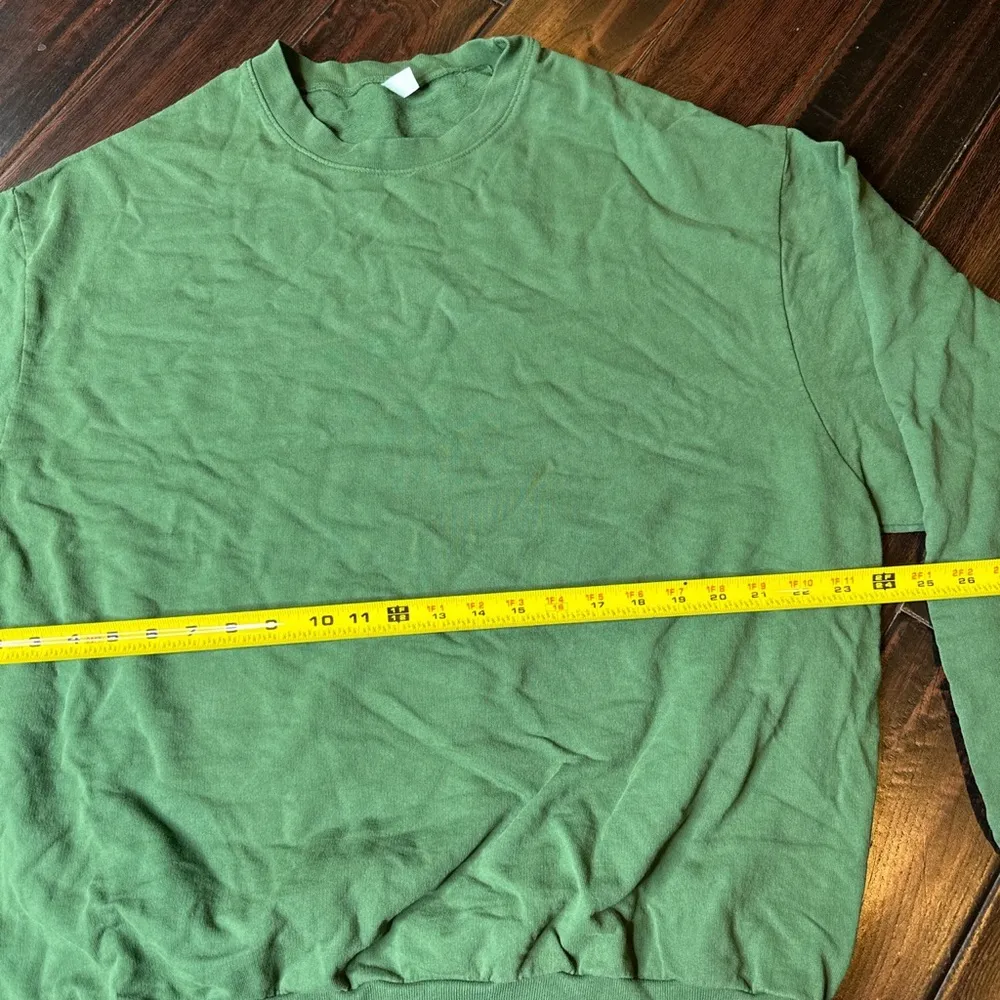 Crew neck, long sleeve, Terry cotton sweater Los Angeles Apparel unisex summer - Image 3