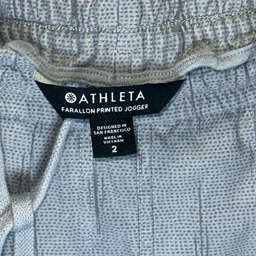 Athleta‎ Women's Farallon Printed Jogger Spliced Magic Metropolis Grey Size 2 - Image 4