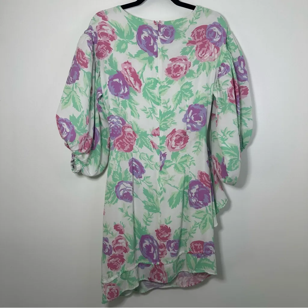 Lovers + Friends Floral Mini Dress - Pink, Purple, Green - Image 5