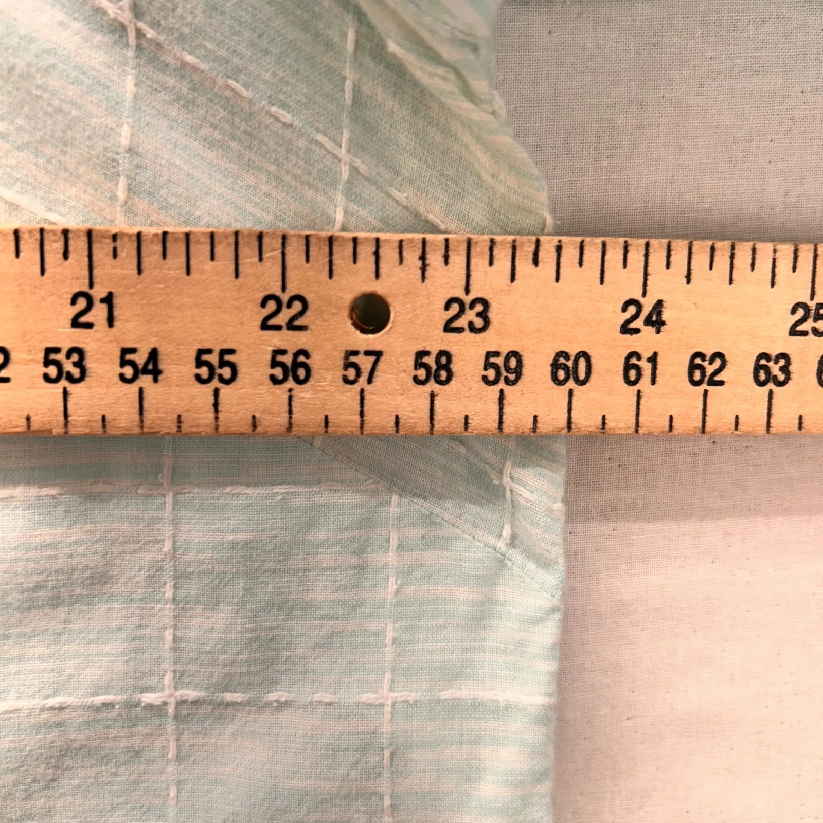 Talbots Button Shirt 1X Pastel Green Long Sleeve‎ - Image 7