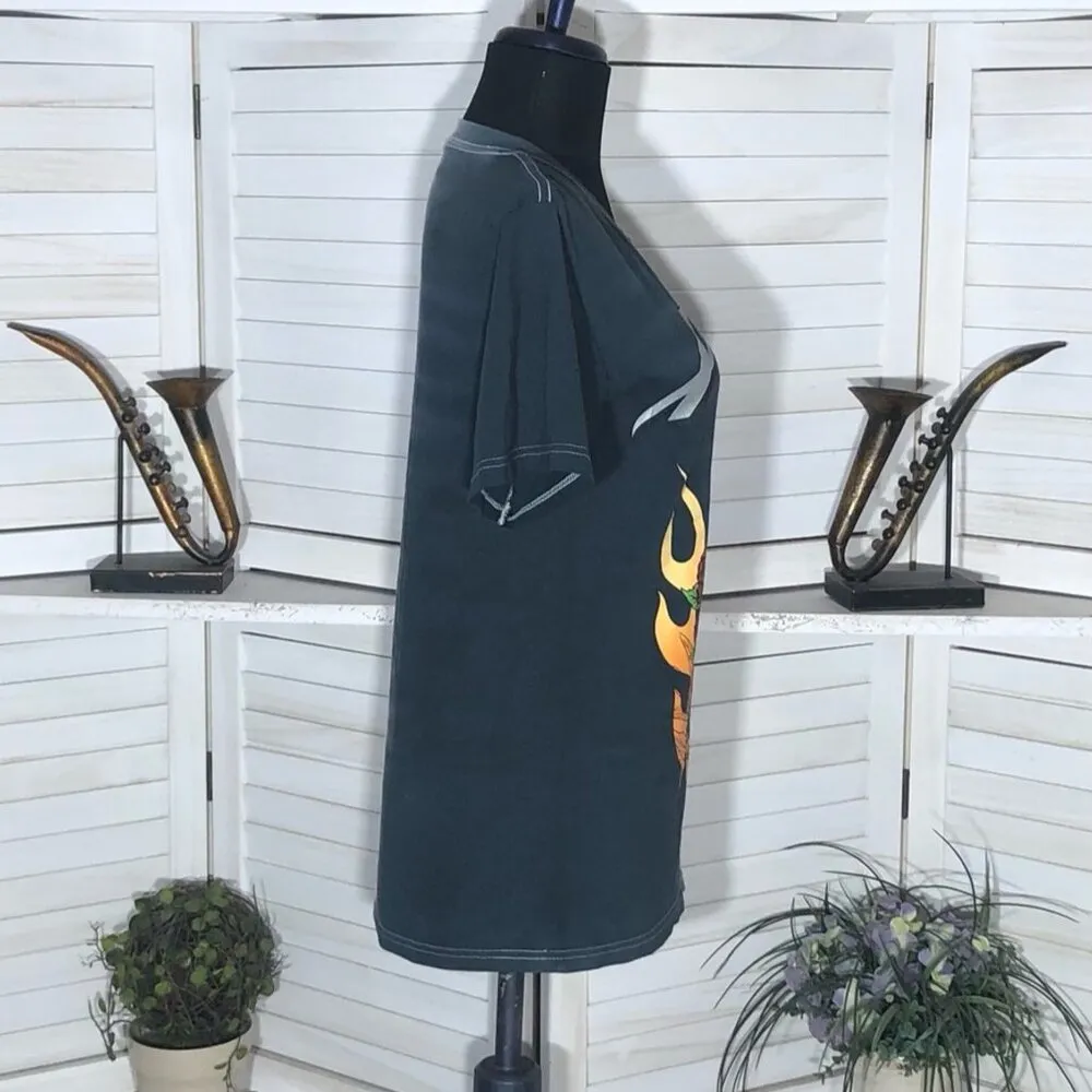 Y2K Grunge Poison Band Graphic Tee Split - Image 7