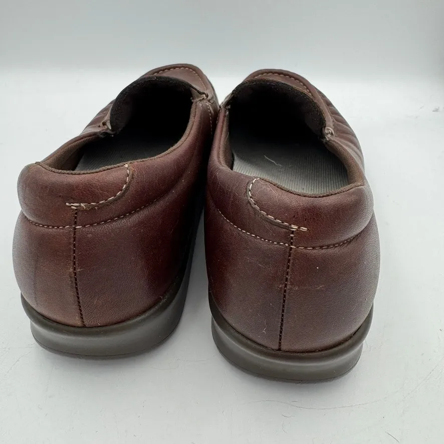 SAS Simplify Women’s 8M Brown Leather Loafers Tripad Comfort Made in USA Size 8 - Image 6