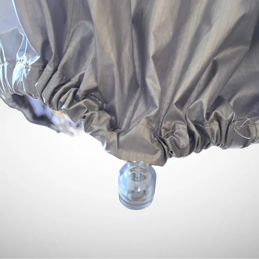 UNDER ARMOUR Silver Half Zip Woven Anorak Jacket |‎ Medium | EUC - Image 5