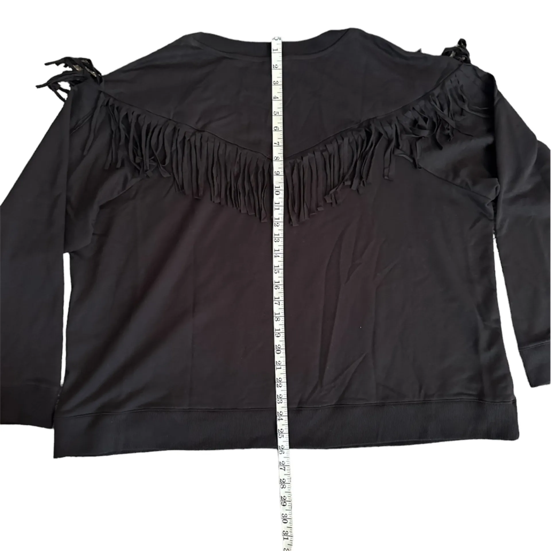a.n.a. black fringe sweater - Image 7