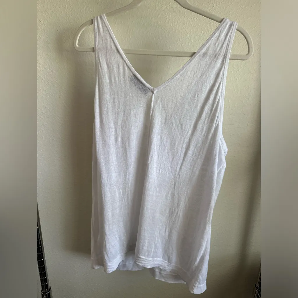 Lane Bryant  White Sleeveless Top. - Image 2
