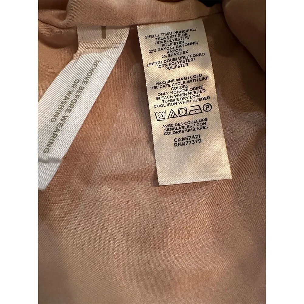 Ann Taylor Women's Gray Herringbone Blazer Size 6 Business Casual - Image 9