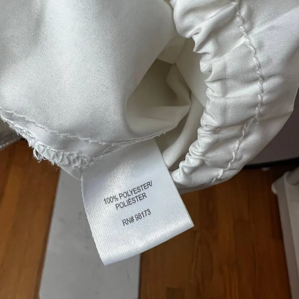 W by Worth White Anorak Utility Jacket Sz. P - Image 4