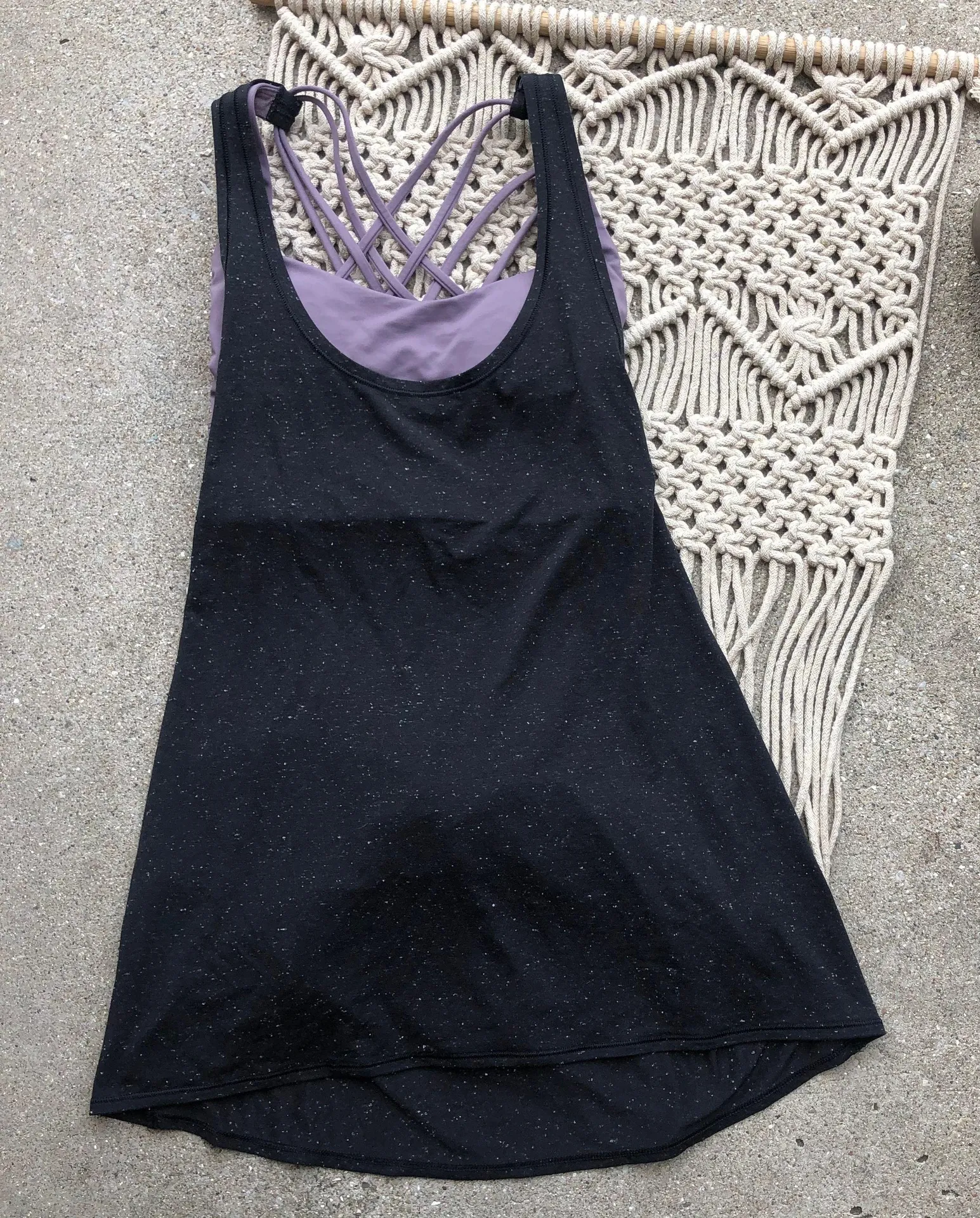 Lululemon Lulu Tied In Energy Tank Top Size 4 - Image 3