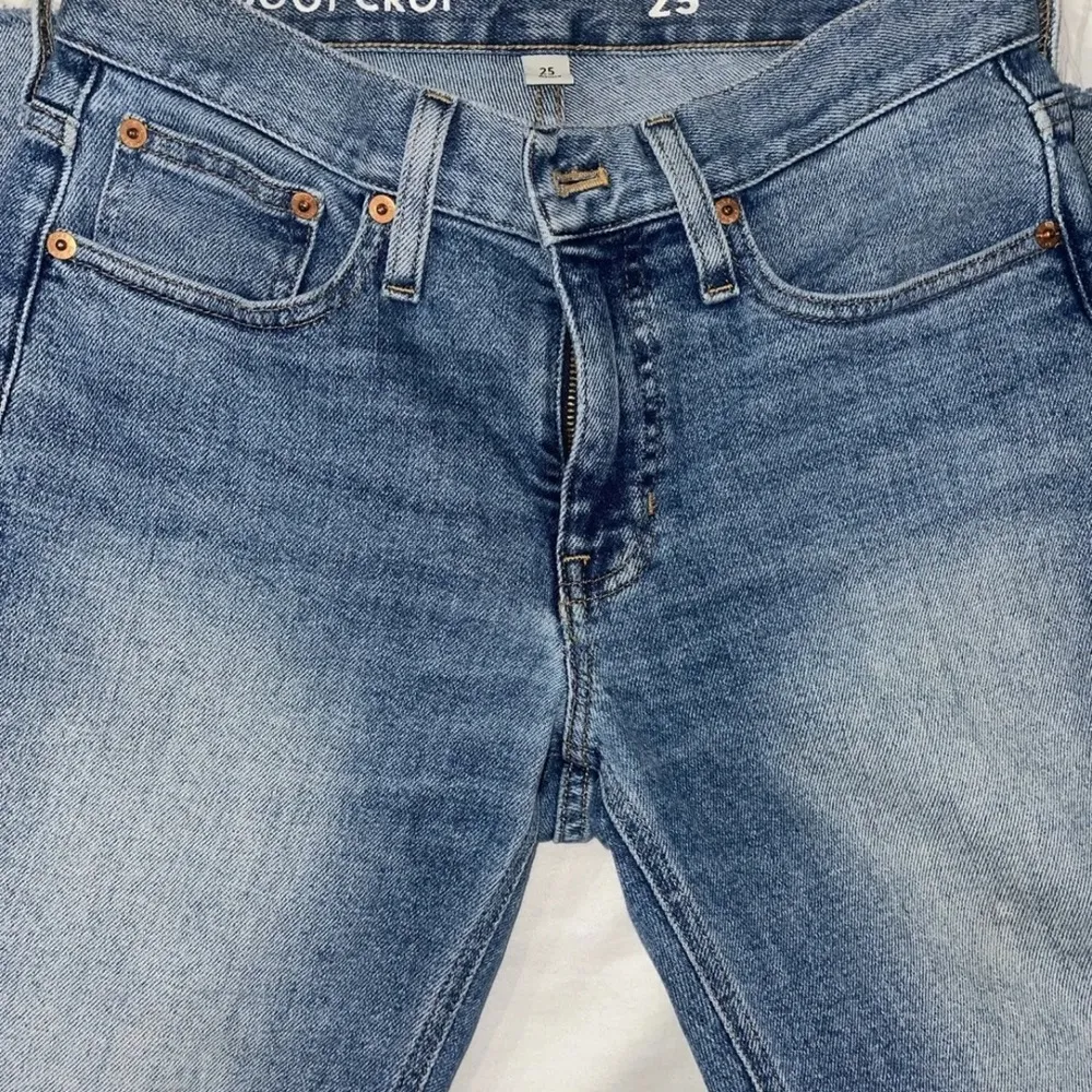 J. Crew Demi High Waist Boot Leg Cropped Jeans Women's size 25 - Image 7