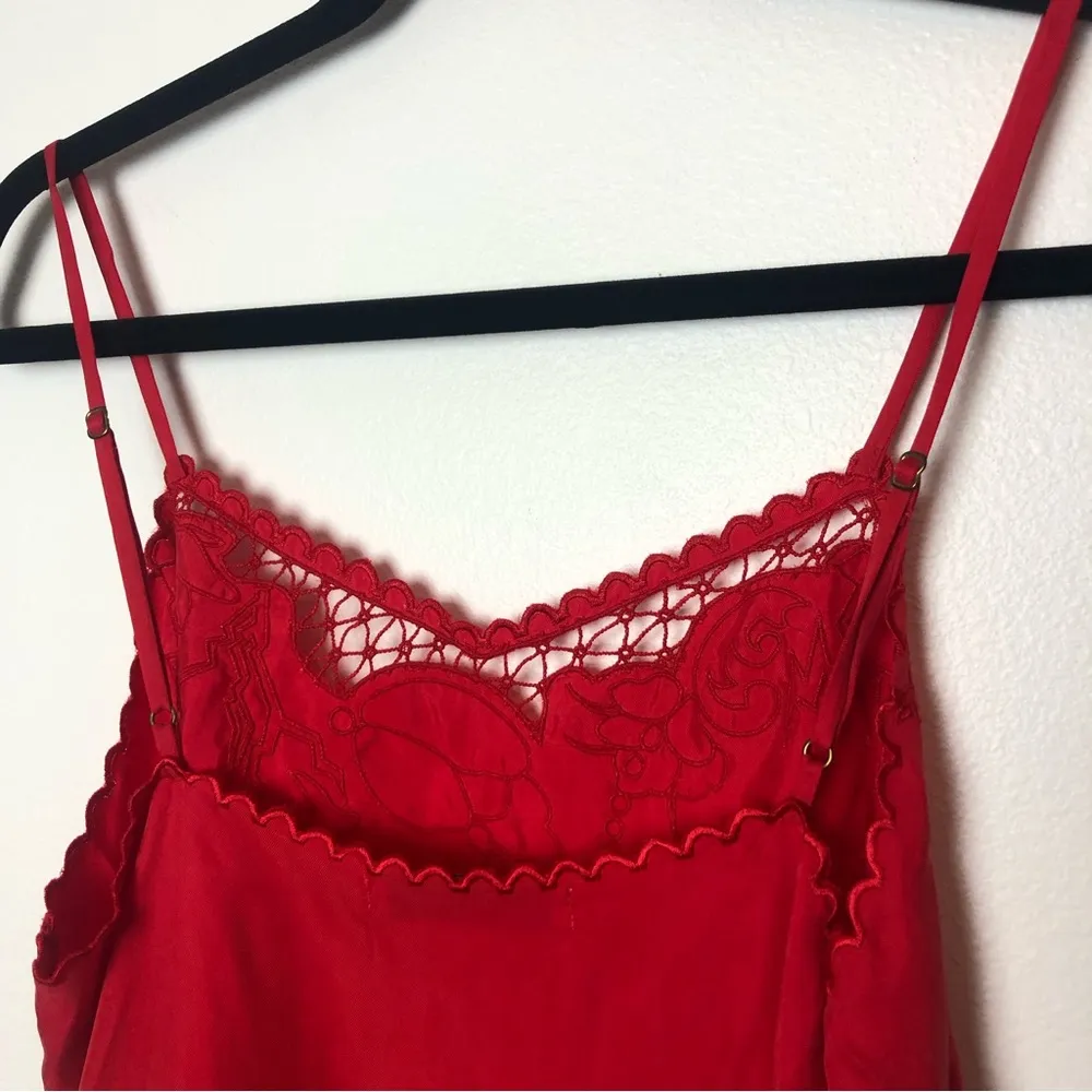 Rodebjer Embroidered Hem Cami Tank Top - Image 7