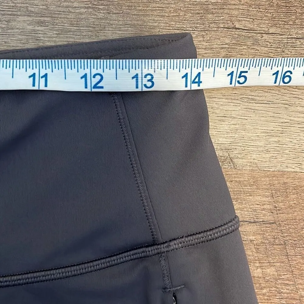 Lululemon Womens Fresh Track Reflective Zip Cuffs Jogger Tights Dark Carbon Size Gray Size 6 - Image 10