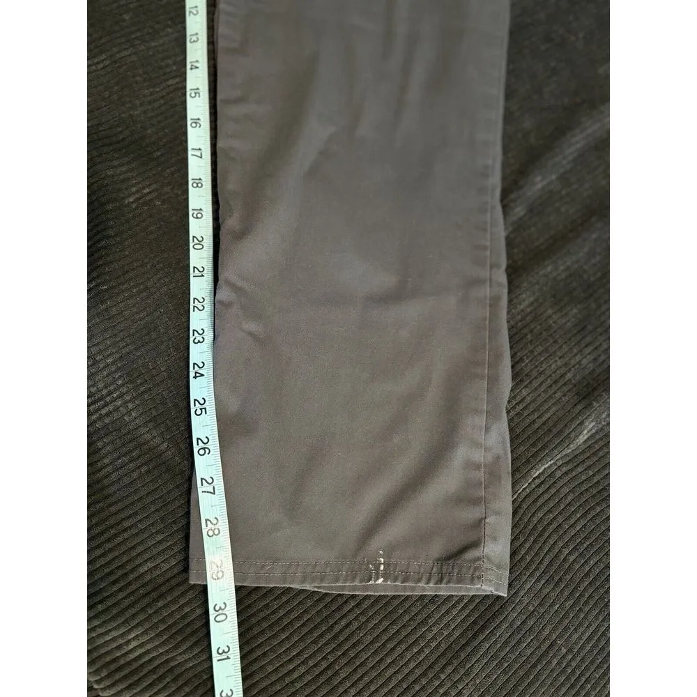 Scrubstar Gray Tie Waist Scrub Pants Size‎ M Pockets Straight Leg Medical - Image 6