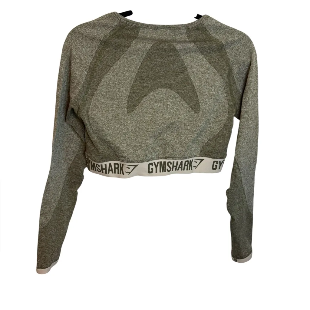 Nwt Gymshark Khaki Sand Flex Crop Top - Image 2