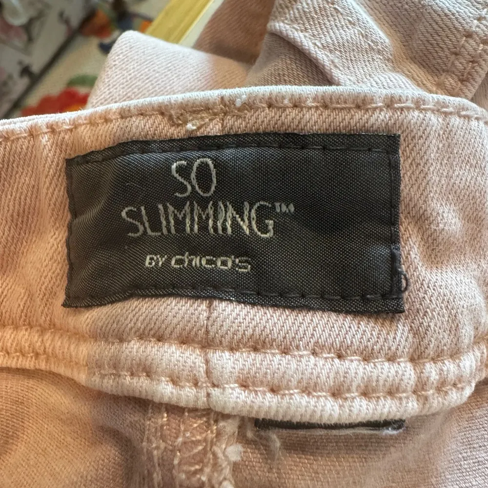 Chico's GUC  So Slimming Jeans in Blush Pink! - Image 3