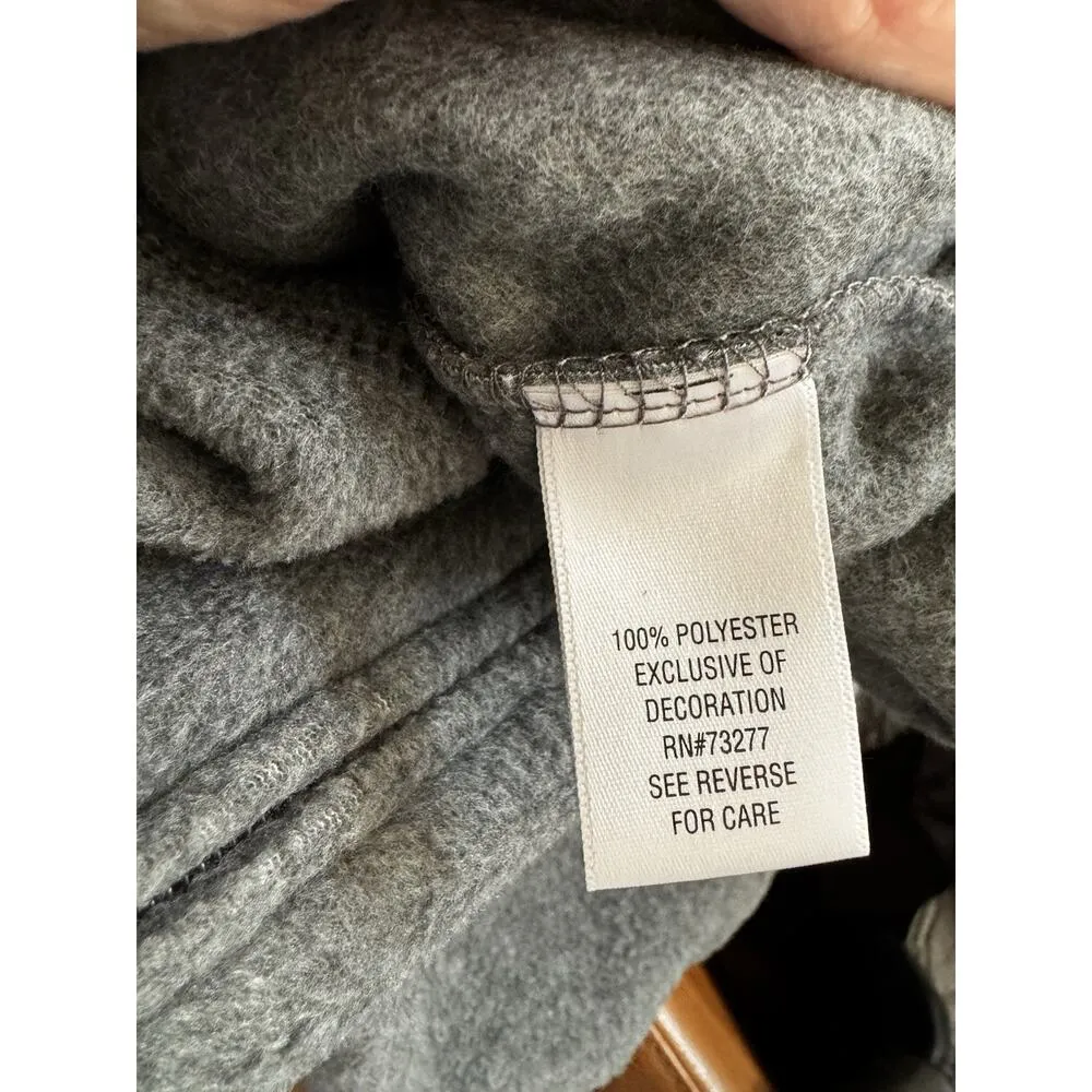 Croft & Barrow Holly Berry Bird Embroidered Full Zip Fleece Sweater Size PS - Image 6