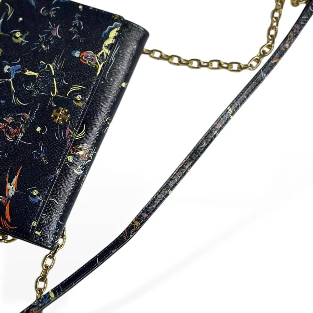 TORY BURCH Navy Daydreamer Convertible Chain Wallet/Bag - Image 11