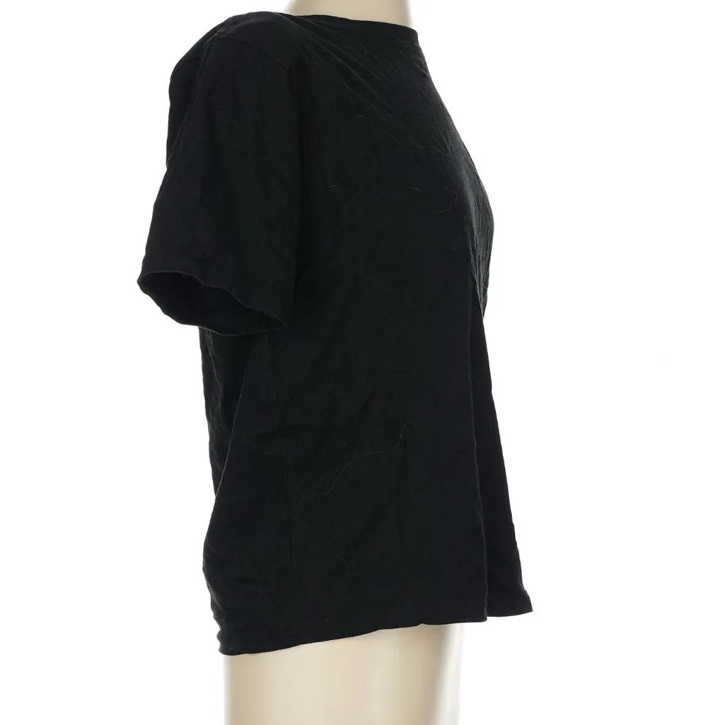 Retrofete black padded shoulders top size small - Image 3