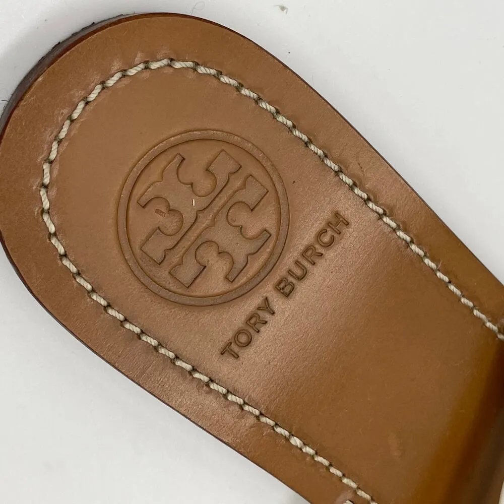 Tory Burch 'T' Logo Leather Thong Sandal - White - 9 - Image 10