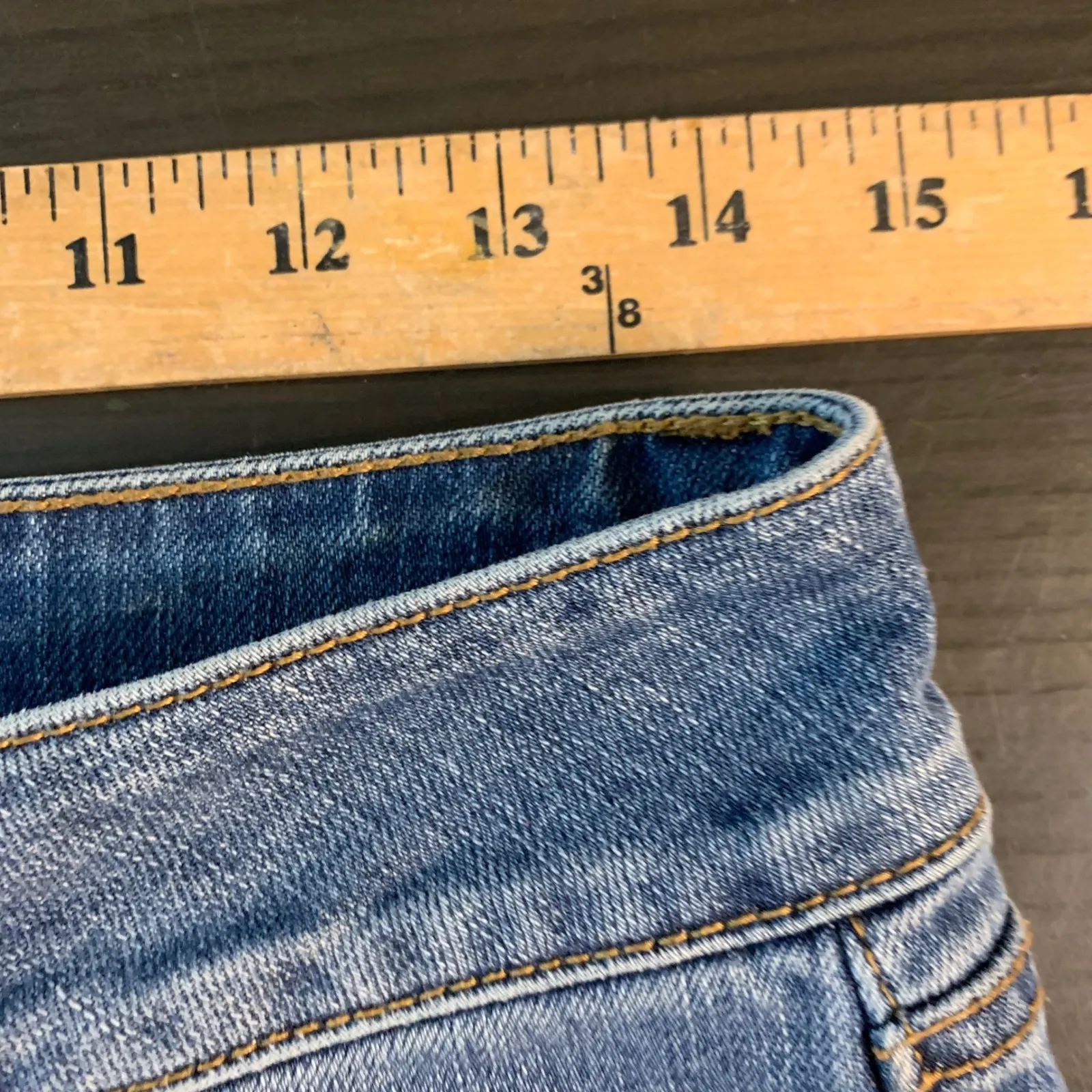 VTG Y2K London Jean Co VS Hipster Blue Denim Bootcut Jeans Women Size 6 READ - Image 9