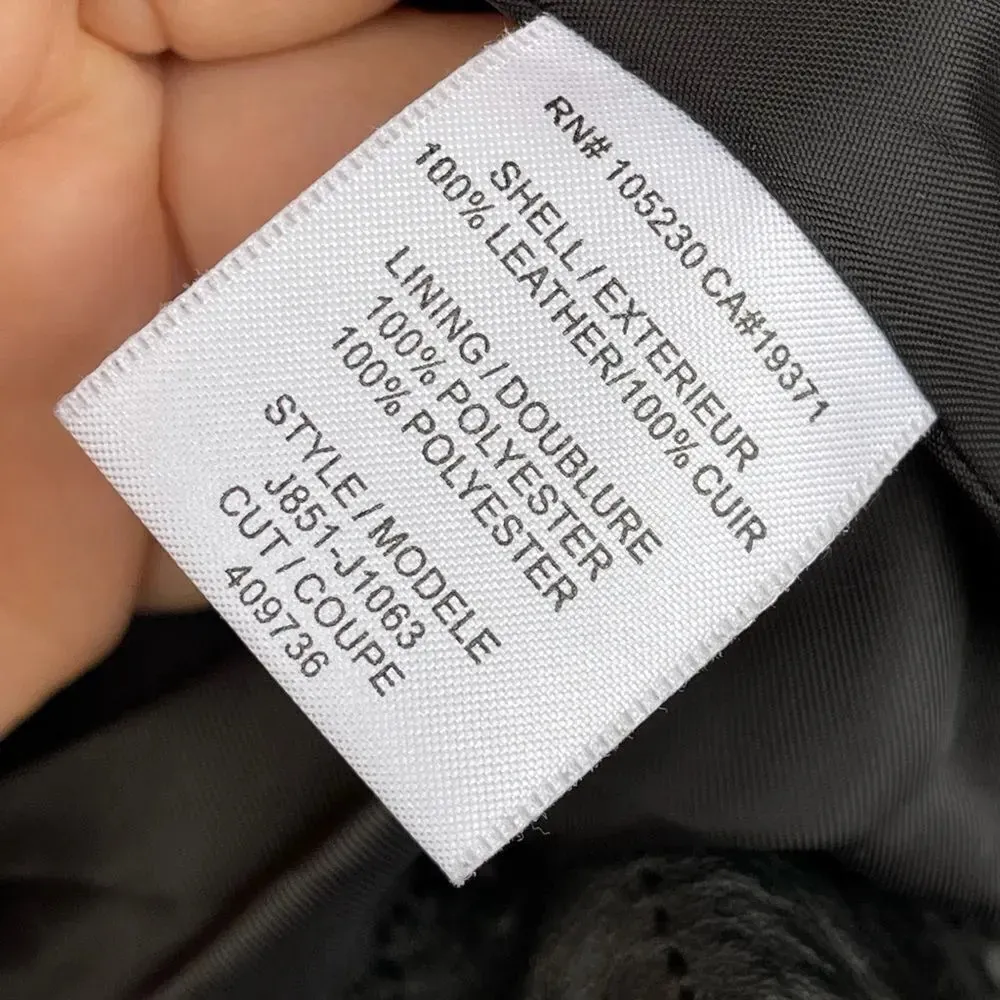 Joie Quilted Alessia Leather Jacket small - Image 8