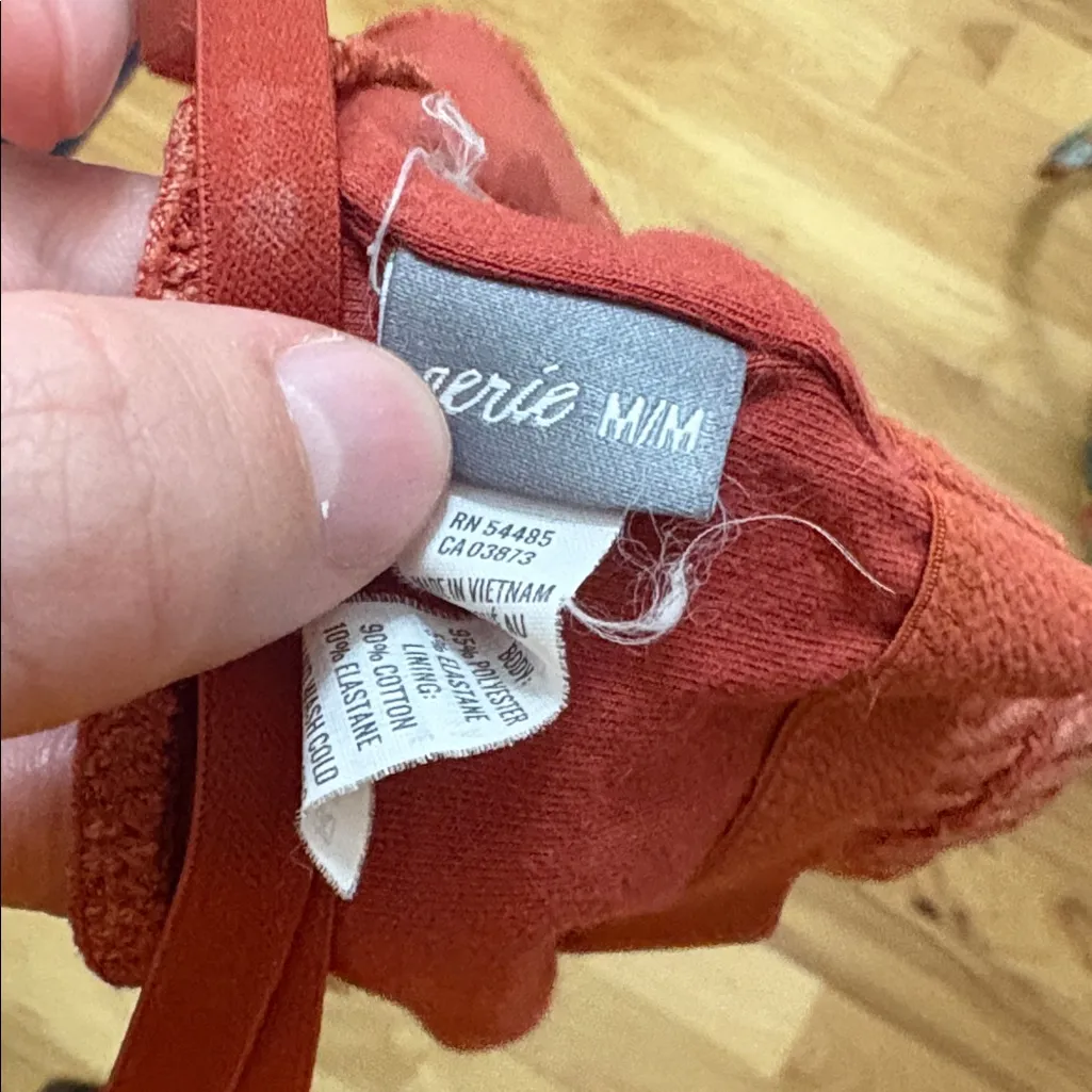 Aerie Size Medium Burnt Orange/Red Bra Top Crop Top - Image 5
