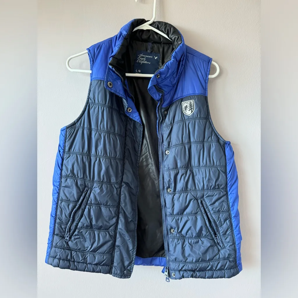 American Eagle Women’s Vintage‎ Early 90s Puffer Vest Size Large - Image 13