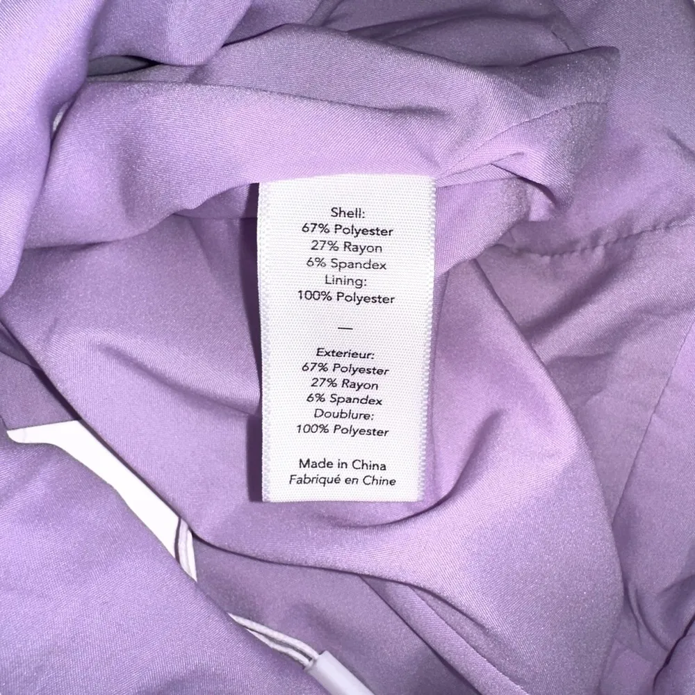 NWT Likely Bartolli Off The Shoulder Purple Gown Maxi Dress 8 in Orchid Bloom - Image 5