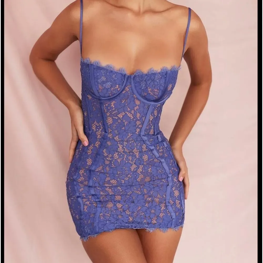 HOUSE OF CB 'Lala' Lavender‎ Lace Mini Dress NWT size L - Image 12