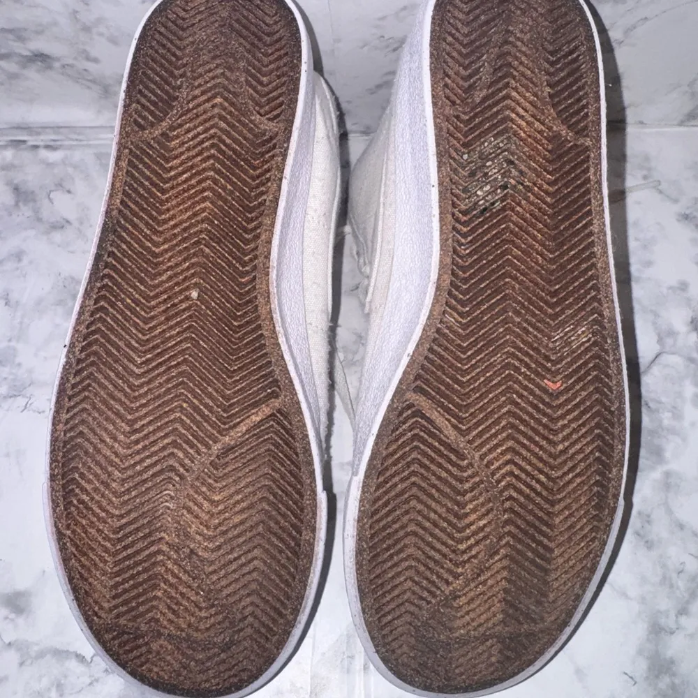 Preowned Nike Blazer Mid 77 Women 6.5 Indigo Trainers white blue floral project - Image 5