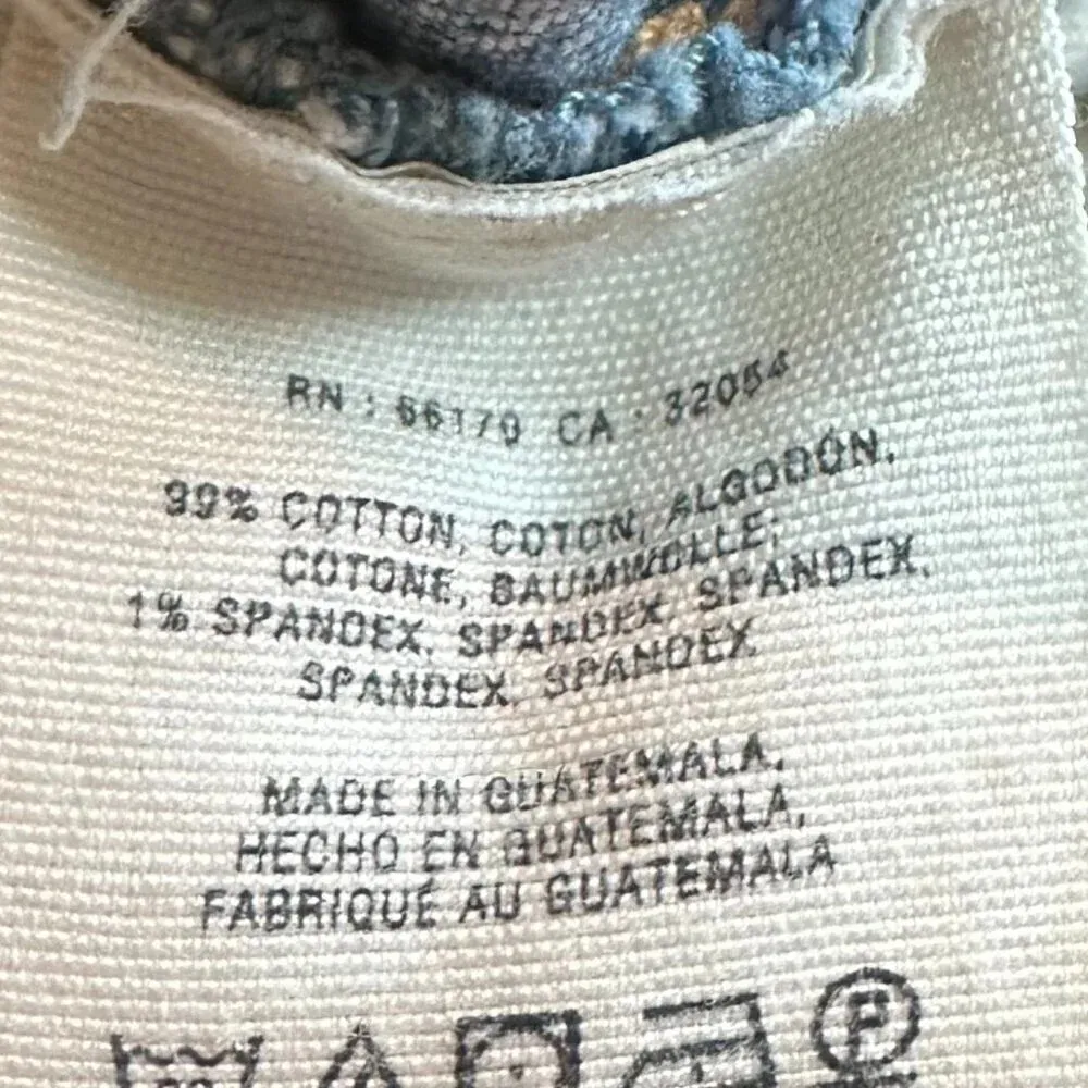 Pilcro and the Letterpress Anthropologie Embroidered Denim Jean Shorts Size 28 - Image 8