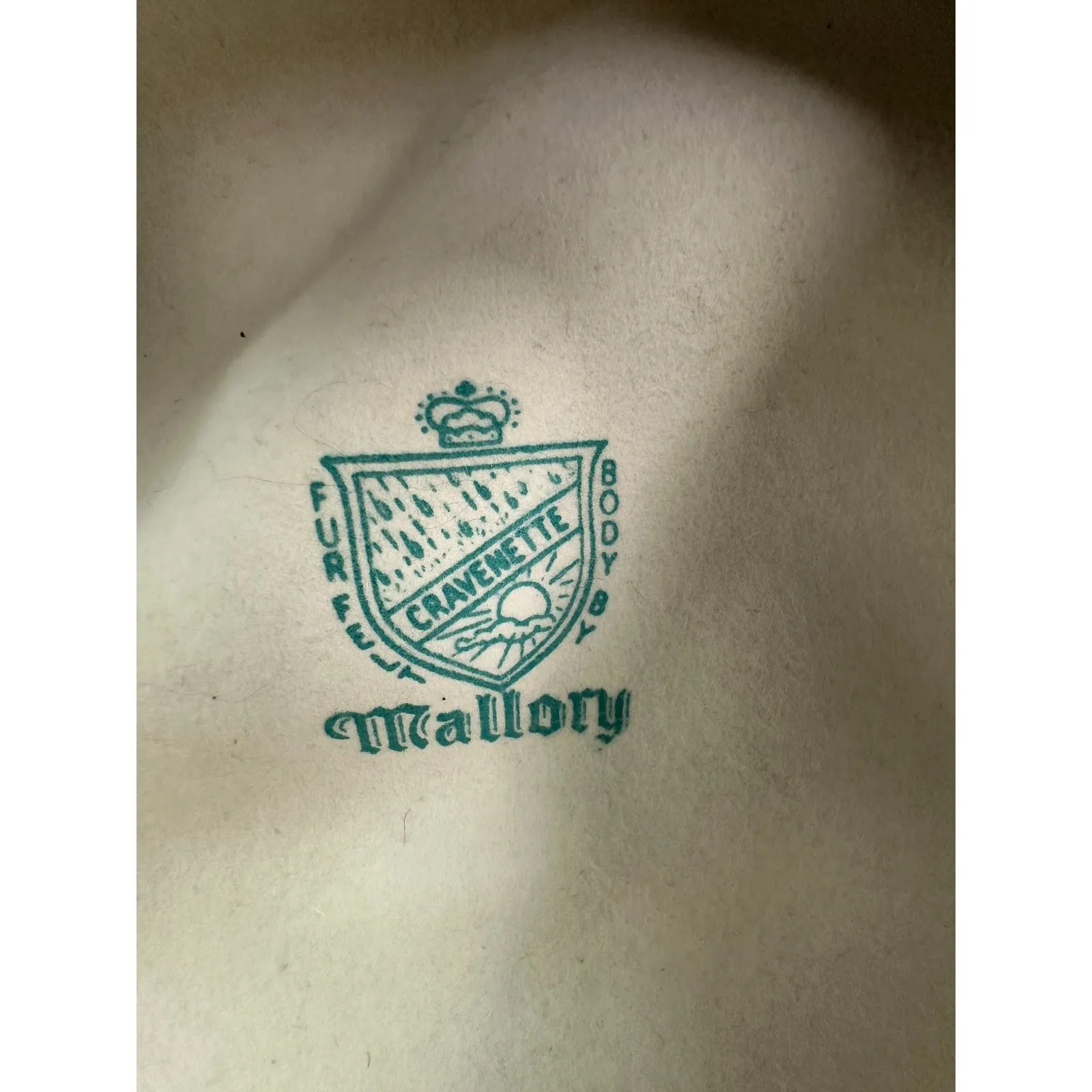 Mallory Saks Fifth Avenue Vintage Cream Wide Brim Sun Hat Women's One Size - Image 6