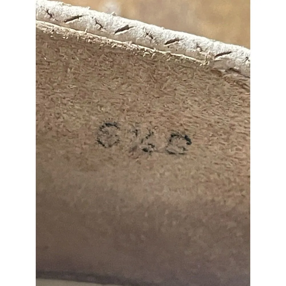 Rangoni Of Florence Italy women Size 6.5 leather Fabrics Bow Tie pump Shoes Tan - Image 7